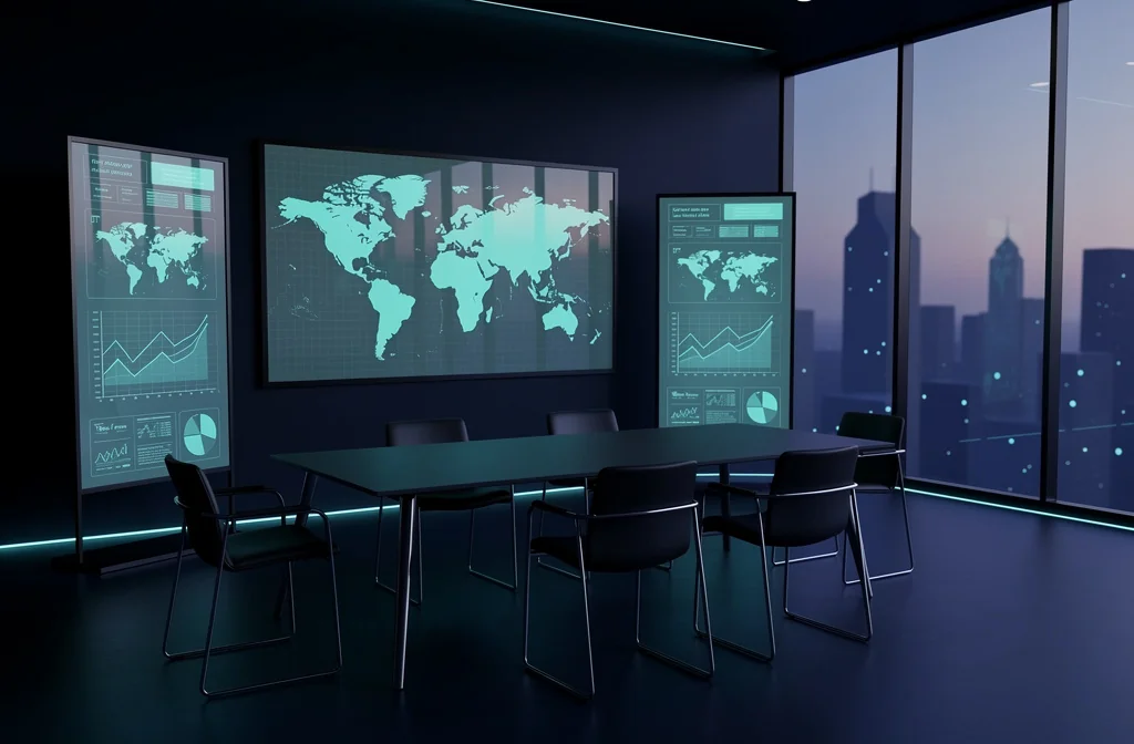 L'équipe Création Société Londres au travail